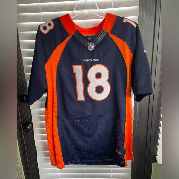 **NWT** Denver Broncos On Field P. Manning Jersey - 2XL - Nike -NFL -Navy/Orange - Picture 1 of 16